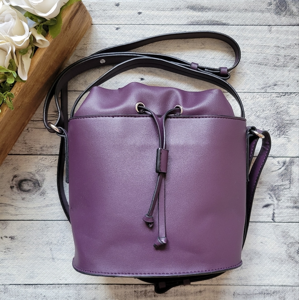French Connection Dane Drawstring Bucket Bag - Picture 6 of 6